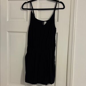 Divided Black Romper